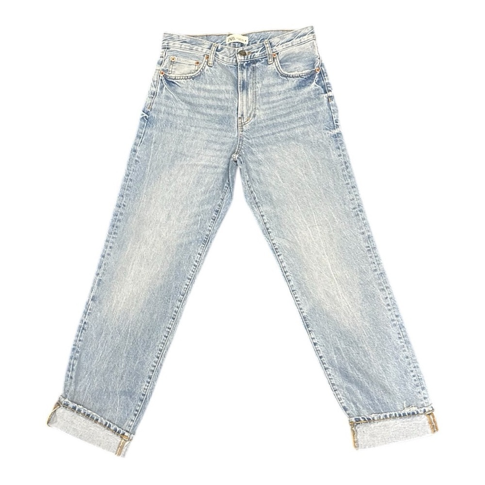 ZARA Blue Denim Loose Jeans